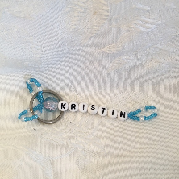 handmade Accessories - KRISTIN personalized keychain-NEW